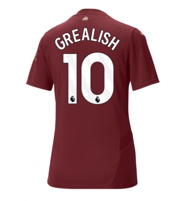 Manchester City Jack Grealish #10 Tercera Equipación Mujer 2024-25 Manga Corta